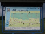 Mikoszewo, przeprawa promowa, mapa