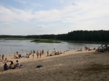 Stawy Echo, plaża