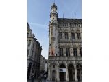 Zegar na wieżycy Ratusza w Brukseli