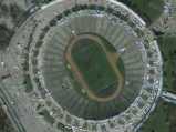 Stadion X-lecia, przed rozpoczęciem prac nad nowym stadionem, zdjęcie Google