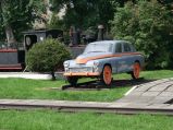 Samochód szynowy w nuzeum w Sochaczewie