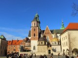 Widok na Katedrę na Wawelu w Krakowie