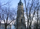 Dzwonnica na Górze Katedralnej, widok z parku