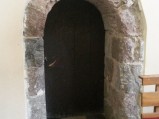 Drzwi w bazylice w Czerwińsku