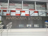 Wejście na stacje Warszawa Stadion od strony stadionu