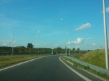 Wyjazd z MOP na autostradzie A2 w Jędrzejowie
