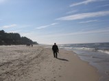 Plaża w Ostrowie, widok w kierunku Karwi