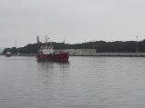 Westerplatte, widok z portu w Gdańsku