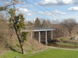 Most kolejowy na Łynie w Bartoszycach