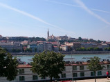 Kościół Macieja, widok z brzegu Dunaju, Budapeszt