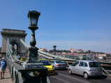 Wjazd na Most Łańcuchowy w Budapeszcie