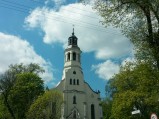 Wieża kościoła w Domaniewicach