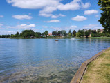 Pływająca fontanna, Jezioro Ełckie, Ełk