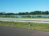 Jezioro Mamucie, widziane z drogi S17, Garwolin