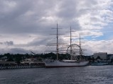 Dar Pomorza, od strony morza w Gdyni