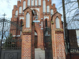 Fasada kościoła w Kamieńczyku
