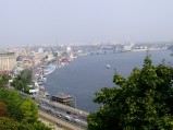 Statki, Dniepr i most Havansky, Kijów