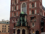 Wieżyczka nad wejściem do Kościoła Mariackiego w Krakowie