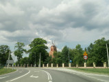 Wieża kościoła w Łękawie