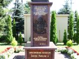 Tablica na pomniku Jana Pawła II, Łochów