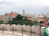 Donżon, widok na stare miasto w Lublinie