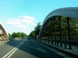 Most na Świdrze na drodze nr 17 w Otwocku
