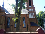 Fasada kościoła w Pawłowie