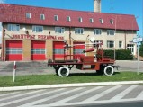 Zabytkowy wóz strażacki w Piszu