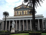 Fasada bazyliki św. Pawła w Rzymie