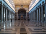 Wnętrze Bazyliki św. Pawła w Rzymie