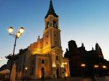 Kościół św. Ducha nocą, Toruń