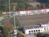 Stadion Polonii, widok z Intraco
