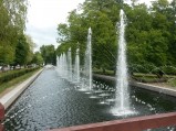 Fontanna w parku w Wejherowie