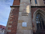 Tablica informacyjna, katedra, Wrocław