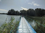 Most na Jeziorze Raczyńskim w Zaniemyślu